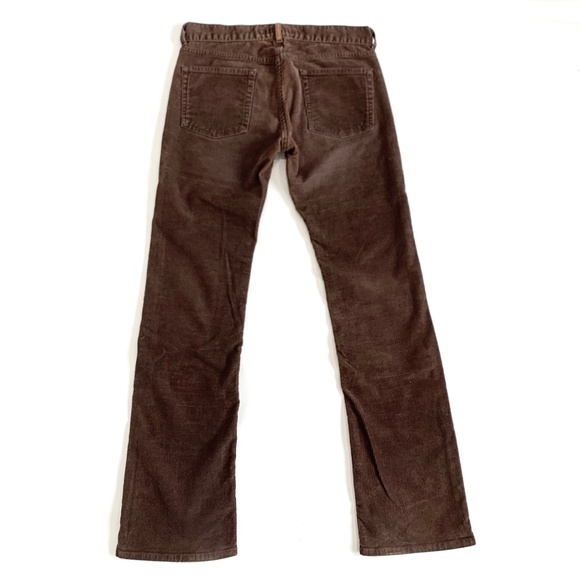 FCUK French Connection UK Sienna Brown Boot Cut Corduroy Pants - Picture 2 of 5